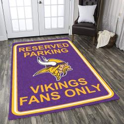 NFL Minnesota Vikings Parking Sign Dhcld1109 Rug Living Room Rug Home Decor