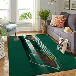 Minnesota Wild Area Rugs Nhl Hockey Living Room Carpet Team Logo 20030454
