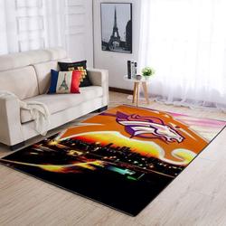 Denver Broncos Nfl Rug Living Room Rug Home Decors Living Room Carpet Floor Decor