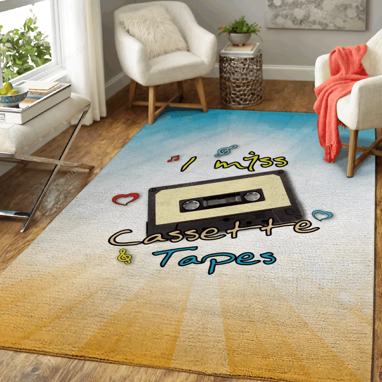 Missing Cassette Tapes Music Passion Art For Fans Area Rug Living Room Carpet Rug Regtangle Carpet Floor Decor Home Decor