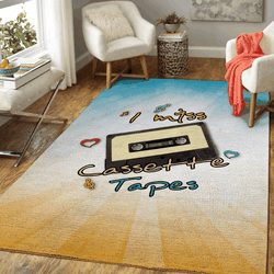 Missing Cassette Tapes Music Passion Art For Fans Area Rug Living Room Carpet Rug Regtangle Carpet Floor Decor Home Decor