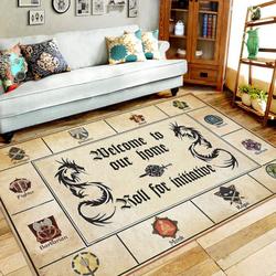 Dungeons Dragons Welcome To Our Home Carpetf102125 Area Rug Living Room