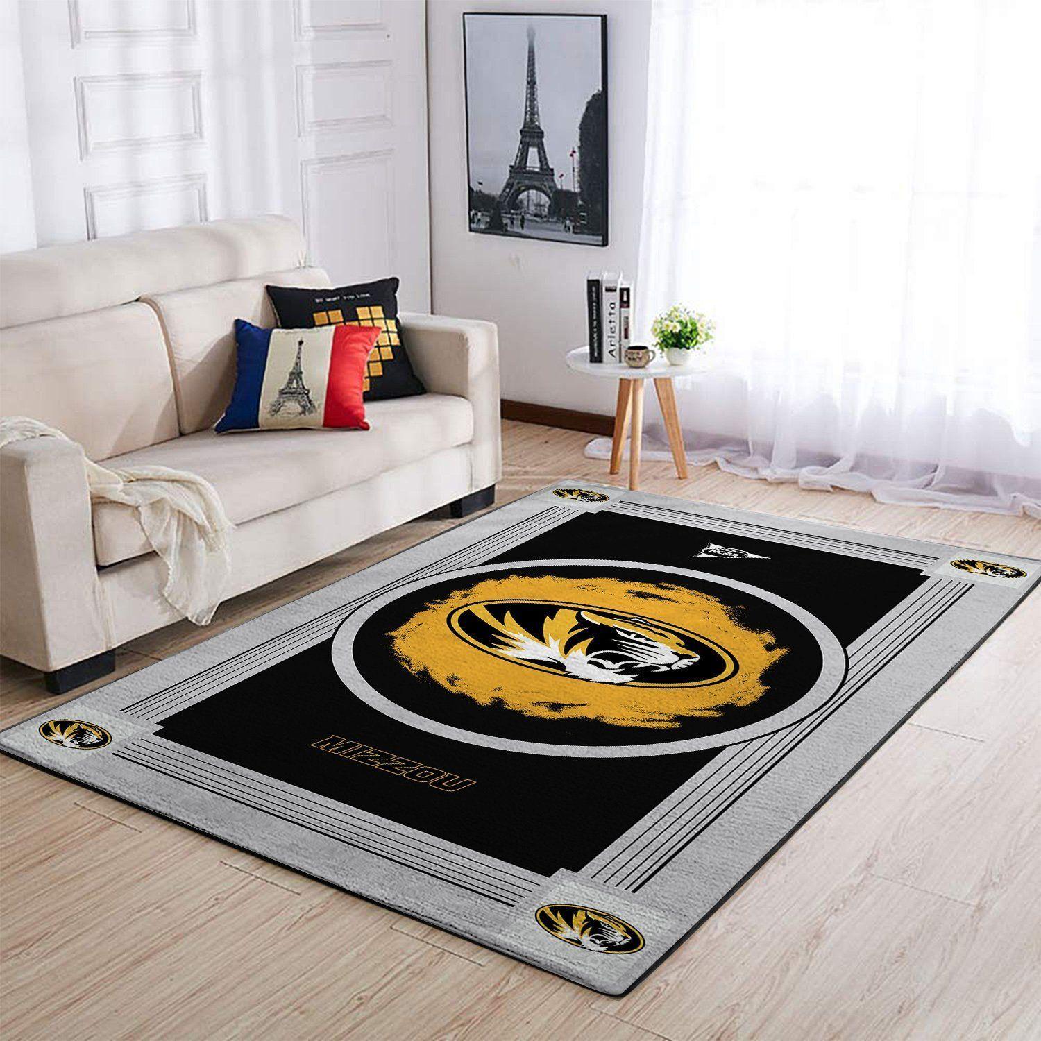 NCAA Missouri Tigers Area Rug Living Room Rug Home Decor 19122511 3