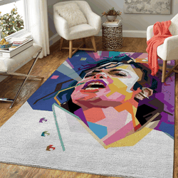 Mj Popart Music Wpap Art For Fans Area Rug Living Room Carpet Rug Regtangle Carpet Floor Decor Home Decor
