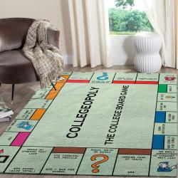 Monopoly Area Rug Gaming Carpet Gamer Living Room Rugs Rug Regtangle Carpet Floor Decor Home Decor V11236