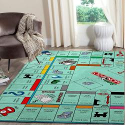 Monopoly Area Rug Gaming Carpet Gamer Living Room Rugs Rug Regtangle Carpet Floor Decor Home Decor V11247