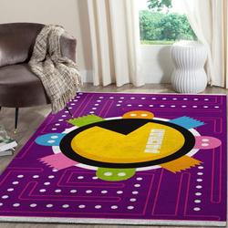 Monster Fluffy Pattern Print Area Rug Living Room Rug Home Decor