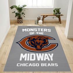 Monsters Of The Midway Nfl Logo Area Rug For Gift Bedroom Rug Home Dec