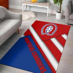 Montreal Canadiens Nhl Ice Hockey Living Room Rug Regtangle Carpet V4235