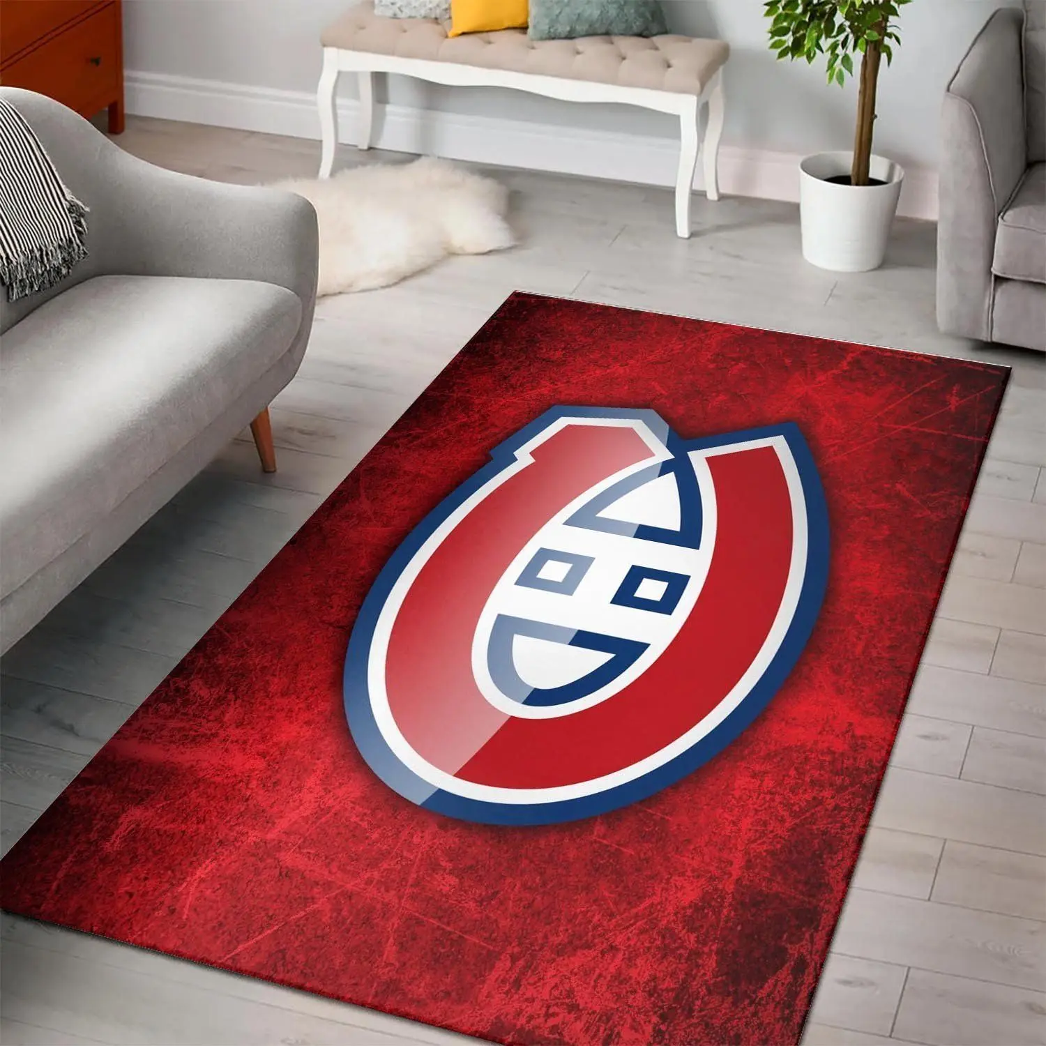 Montreal Canadiens Area Rugs Nhl Hockey Living Room Carpet Rug Regtangle Carpet