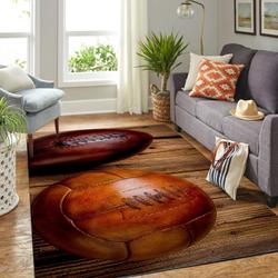 Moody Football And Soccer Ball Area Rug Living Room Rug Home Decor Fsb190827 Ofd