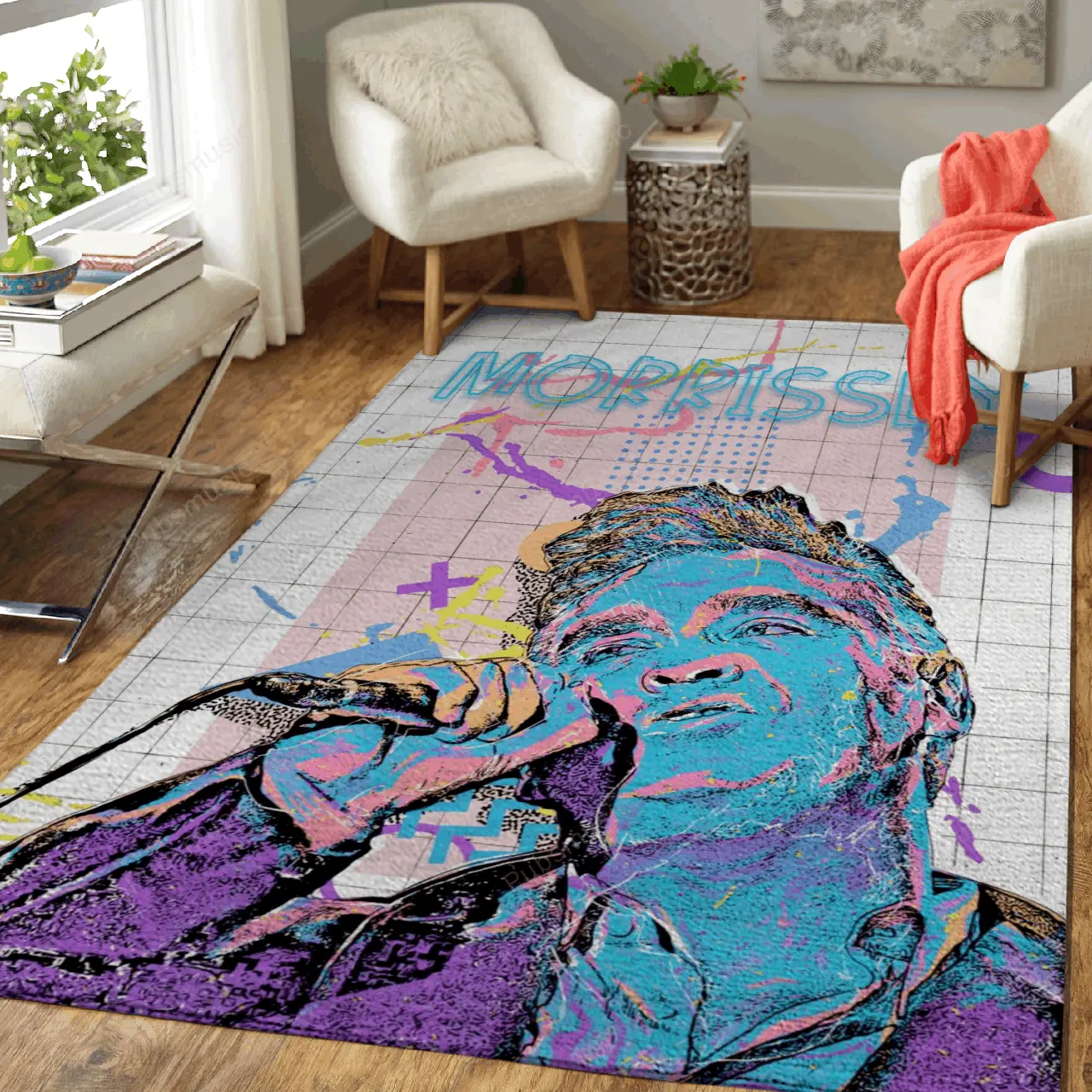 Morrissey Music Worldwide Art For Fans Area Rug Living Room Carpet Rug Regtangle Carpet Floor Decor Home Decor