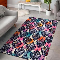 Mosaic Colorful Pattern Print Area Rug Living Room Rug Home Decor