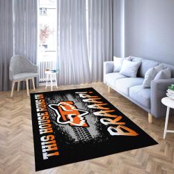 Motorcycle Ktm Area Rug This House Runs On Braap Living Room Carpet Rug Regtangle Carpet Floor Decor Home Decor