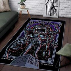 Motorhead Area Rug Living Room Rug Home Decor Home Decor Bedroom Living Room Decor
