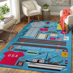 Movie Fans Forest Gump Area Rug Living Room Rug Home Decormovie Home Decor