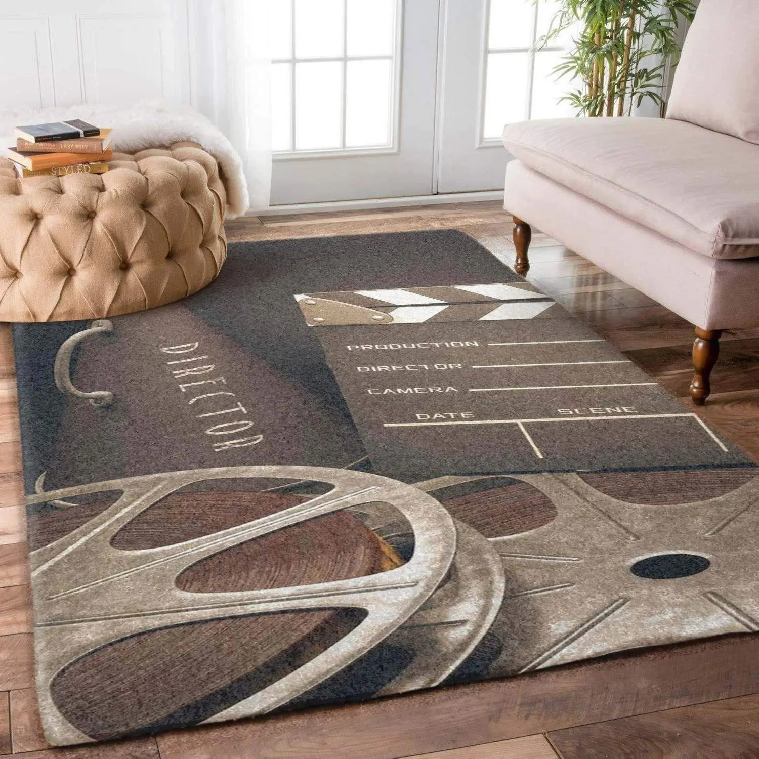 Movie Reel Rug Rcdd81F26973 Area Rug Living Room Carpet Rug Regtangle Carpet Floor Decor Home Decor