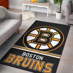 NHL Boston Bruins Area Rug Living Room Rug Home Decor