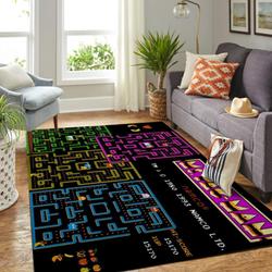 Ms. Pacman Area Rug Living Room Rug Home Decor Video Game Gfd 191216