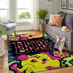 Ms.Pacman Area Rug Living Room Rug Home Decor Video Game Gfd 2002131