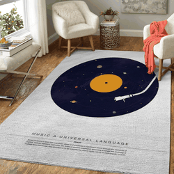 Music A Universal Language Science Art For Fans Area Rug Living Room Carpet Rug Regtangle Carpet Floor Decor Home Decor
