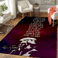 Music Country Kenny Rogers Music Legends Art For Fans Area Rug Living Room Carpet Rug Regtangle Carpet Floor Decor Home Decor