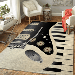 Music Duo Musical Art For Fans Area Rug Living Room Carpet Rug Regtangle Carpet Floor Decor Home Decor