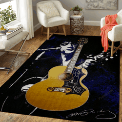 Music Elvis Presley Guitar Music Legends Art For Fans Area Rug Living Room Carpet Rug Regtangle Carpet Floor Decor Home Decor