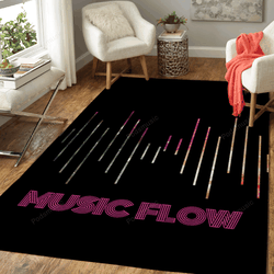 Music Flow 5 Out Of 8 Music Flow Art For Fans Area Rug Living Room Carpet Rug Regtangle Carpet Floor Decor Home Decor