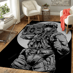 Music For Pilot Fighters Fantasy Art For Fans Area Rug Living Room Carpet Rug Regtangle Carpet Floor Decor Home Decor
