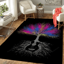 Music Guitar Nature Music Art For Fans Area Rug Living Room Carpet Rug Regtangle Carpet Floor Decor Home Decor