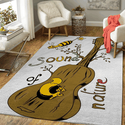 Music Guitar Sound Nature Music Art For Fans Area Rug Living Room Carpet Rug Regtangle Carpet Floor Decor Home Decor