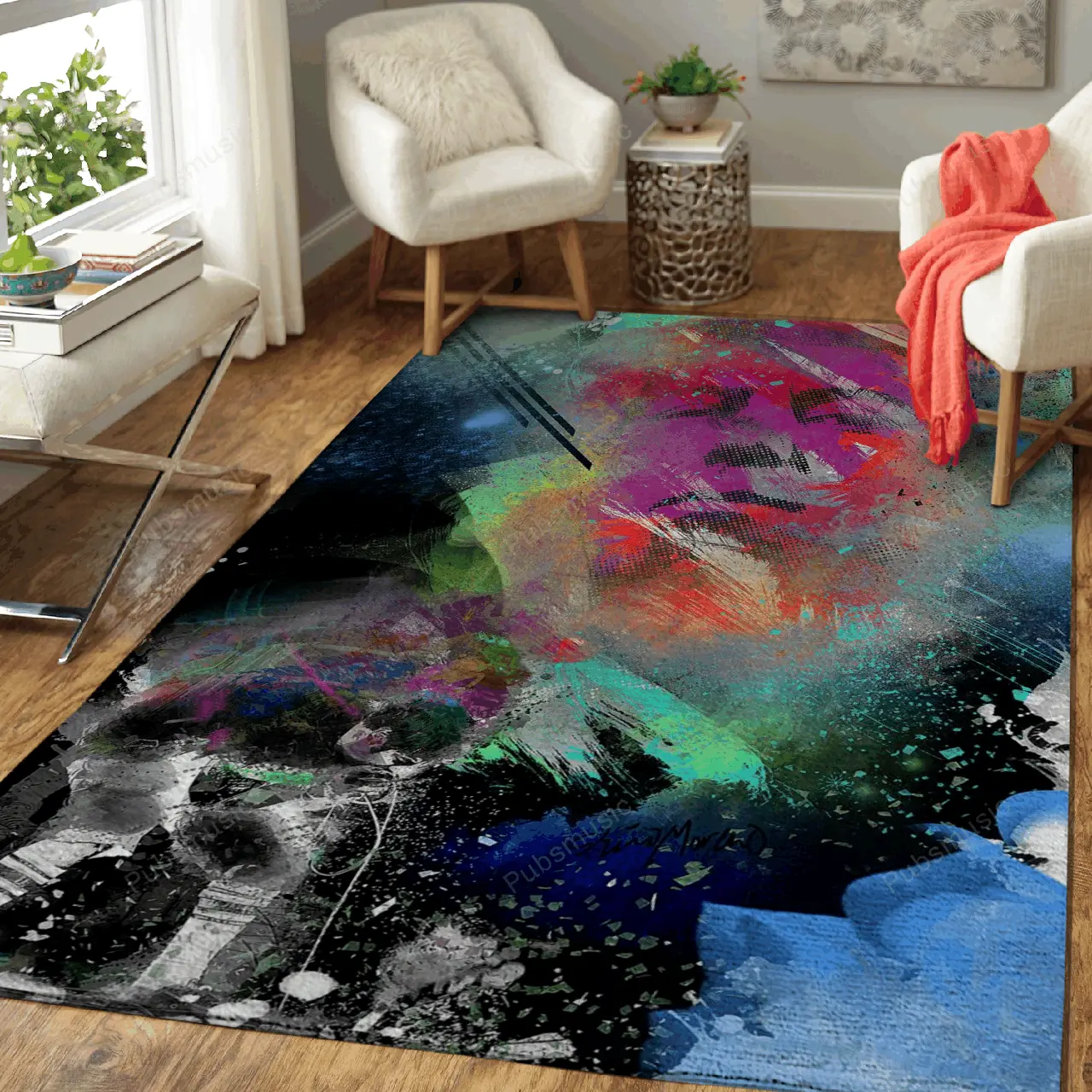 Music Influence Chino Moreno Influence Art For Fans Area Rug Living Room Carpet Rug Regtangle Carpet Floor Decor Home Decor