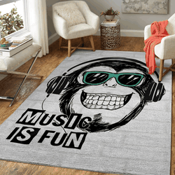 Music Is Fun Music Art For Fans Area Rug Living Room Carpet Rug Regtangle Carpet Floor Decor Home Decor