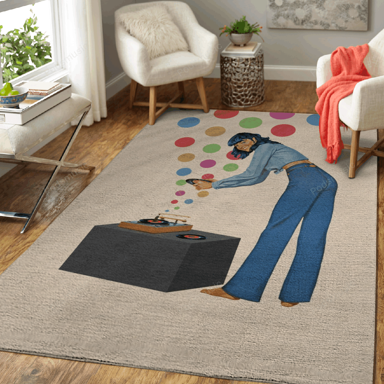 Music Is My Life Vintage Collage Art For Fans Area Rug Living Room Carpet Rug Regtangle Carpet Floor Decor Home Decor