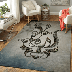 Music Key Note Music Art For Fans Area Rug Living Room Carpet Rug Regtangle Carpet Floor Decor Home Decor