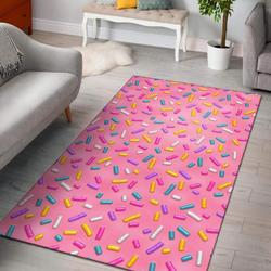 Music Note Pattern Print Area Rug Living Room Rug Home Decor