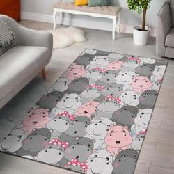 Music Note Print Pattern Area Rug Living Room Rug Home Decor