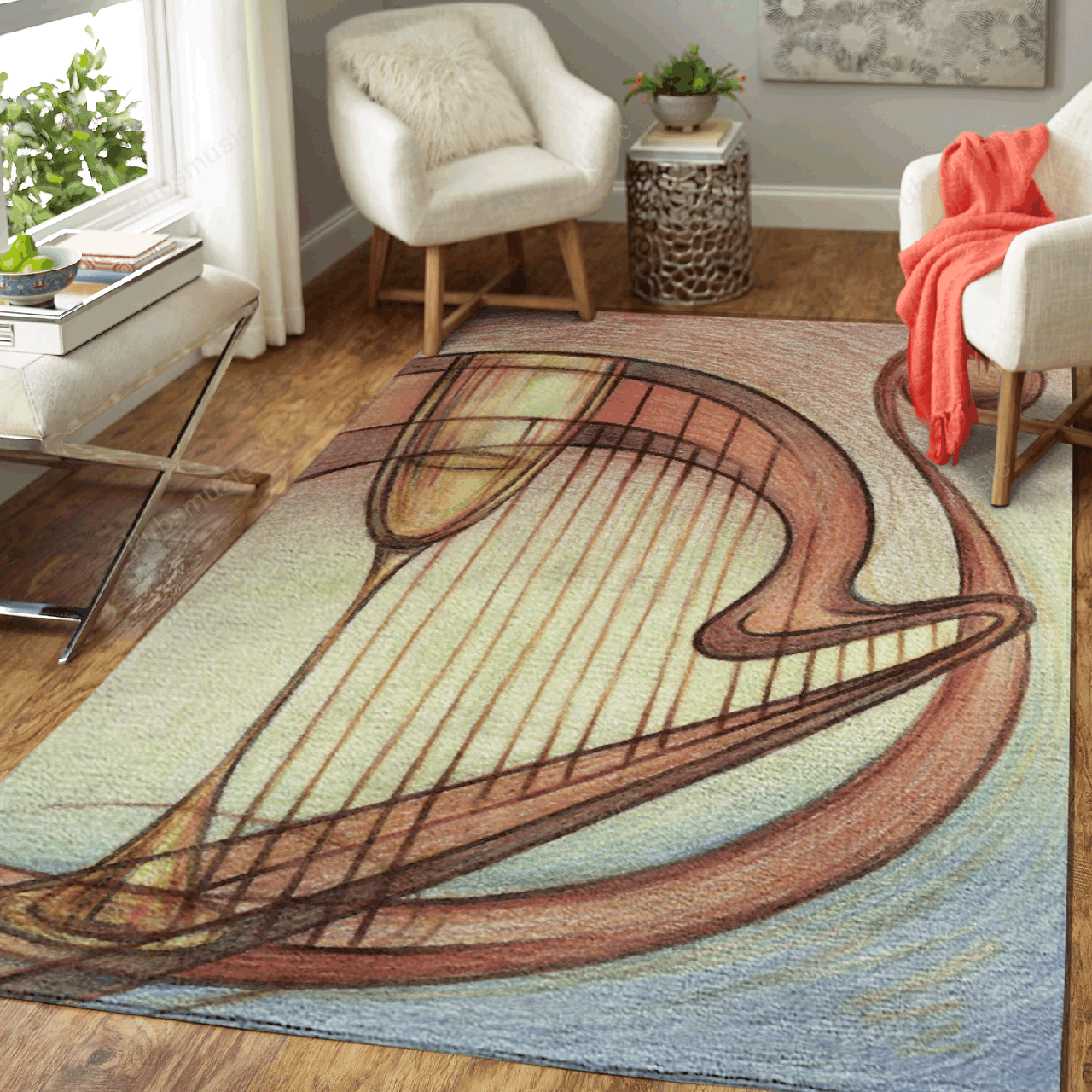 Music Passion Romance Passion For Music Art For Fans Area Rug Living Room Carpet Rug Regtangle Carpet Floor Decor Home Decor