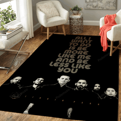 Music Rapper Linkin Park Music Legends Art For Fans Area Rug Living Room Carpet Rug Regtangle Carpet Floor Decor Home Decor