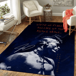 Music Rappers Xxxtentacion Music Legends Art For Fans Area Rug Living Room Carpet Rug Regtangle Carpet Floor Decor Home Decor
