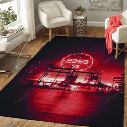 Music Red Fire Monuments Art For Fans Area Rug Living Room Carpet Rug Regtangle Carpet Floor Decor Home Decor