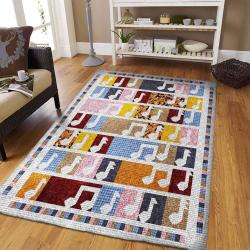 Music Rug Rb7A8E7E8953 Area Rug Living Room Carpet Rug Regtangle Carpet Floor Decor Home Decor