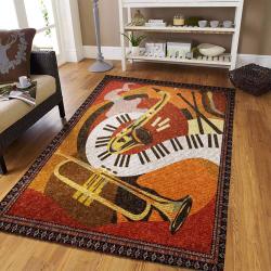 Music Rug Rcdd81F10793 Area Rug Living Room Carpet Rug Regtangle Carpet Floor Decor Home Decor