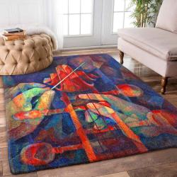 Music Rug Rcdd81F12889 Area Rug Living Room Carpet Rug Regtangle Carpet Floor Decor Home Decor