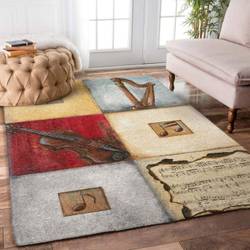 Music Rug Rcdd81F19971 Area Rug Living Room Carpet Rug Regtangle Carpet Floor Decor Home Decor
