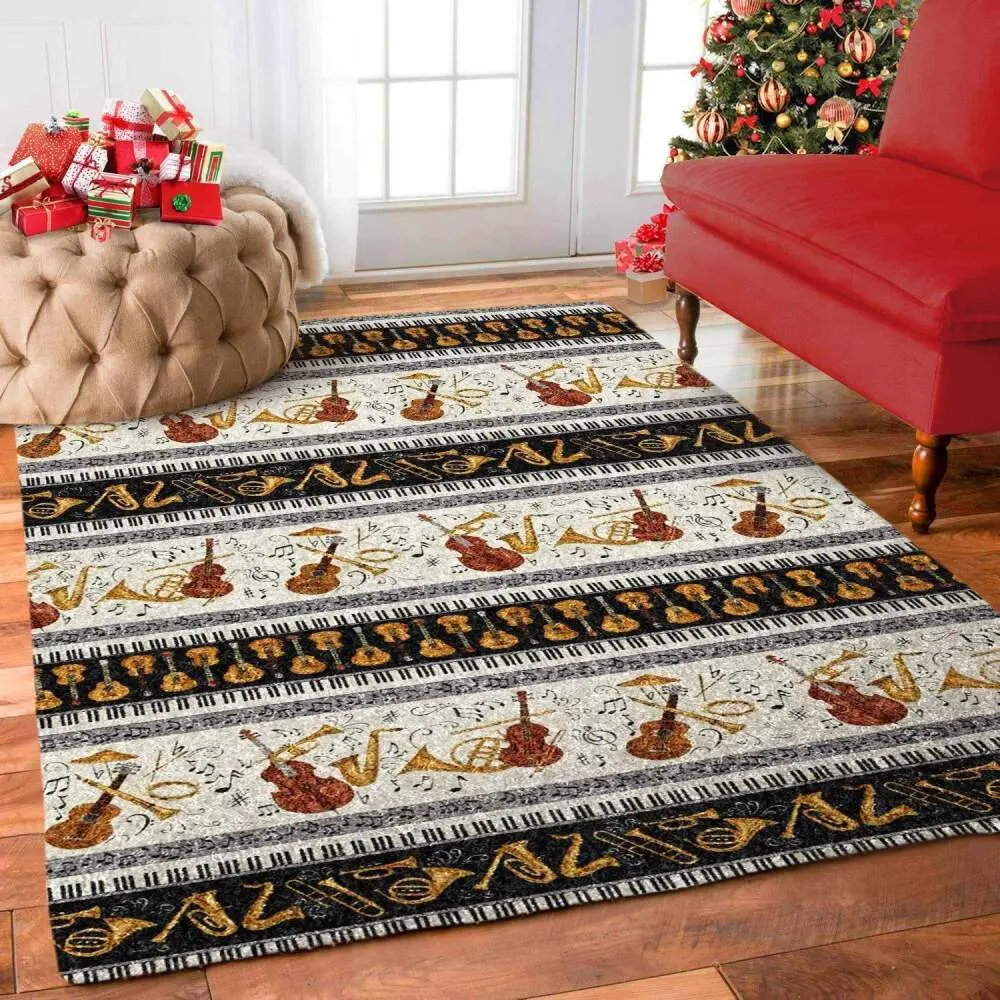 Music Rug Rcdd81F21748 Area Rug Living Room Carpet Rug Regtangle Carpet Floor Decor Home Decor