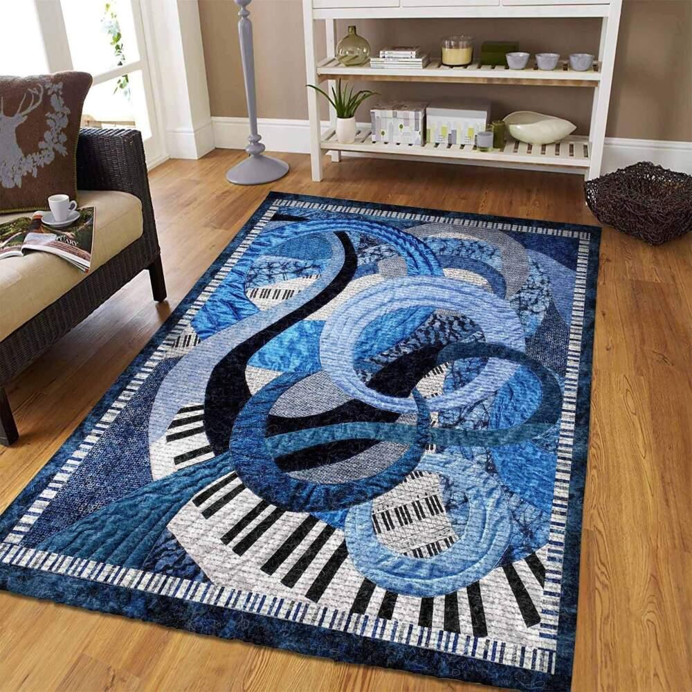 Music Rug Rcdd81F24267 Area Rug Living Room Carpet Rug Regtangle Carpet Floor Decor Home Decor