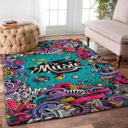 Music Rug Rcdd81F24376 Area Rug Living Room Carpet Rug Regtangle Carpet Floor Decor Home Decor
