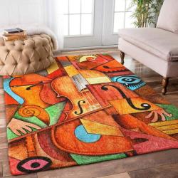Music Rug Rcdd81F24448 Area Rug Living Room Carpet Rug Regtangle Carpet Floor Decor Home Decor